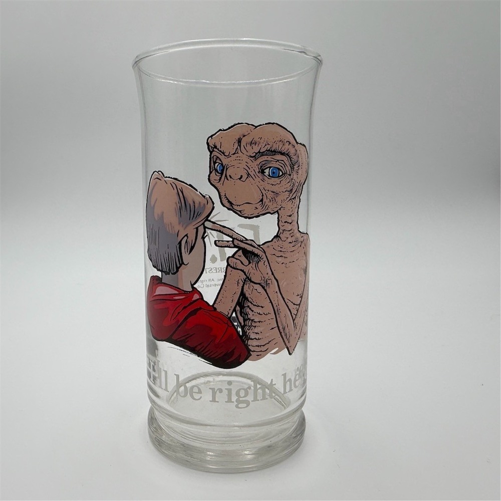 Vintage 1982 Pizza‎ Hut E.T. the Extra-Terrestrial Collector Glass Tumbler